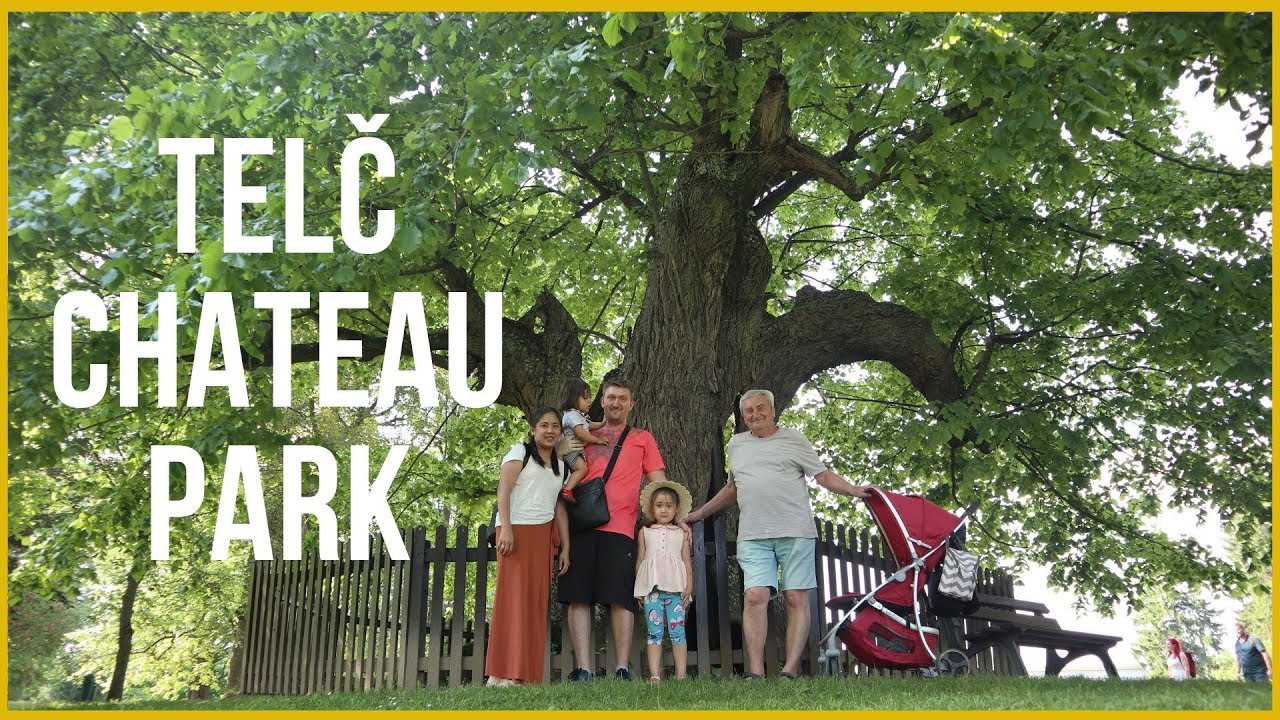 TELČ (Czech Republic) CHATEAU PARK | Vacation Travel Vlog 2019