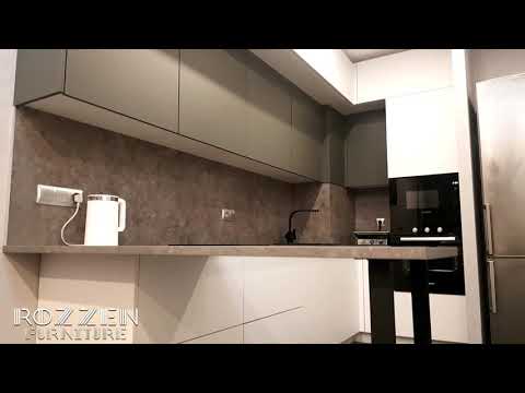 Угловая кухня в стиле модерн от Rozzenfurniture