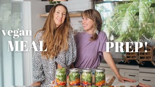 EASY, healthy, VEGAN MEALS & SNACKS with my sister!