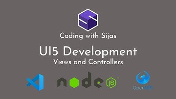 3. Views and Controllers | UI5 Development | Visual Studio Code | Coding with Sijas