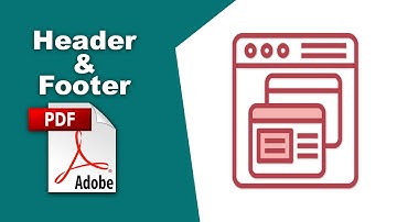 How to add different headers and footers to a pdf file (Edit PDF) using Adobe Acrobat Pro DC