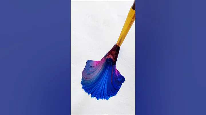 💜💙 #art #acrylicpainting #youtubeshorts #shortsfeed #shorts #viral #calm #satisfying #painting