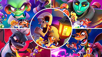 Crash On the Run! All Seasons - Full Game Walkthrough 100% (4K 60FPS)