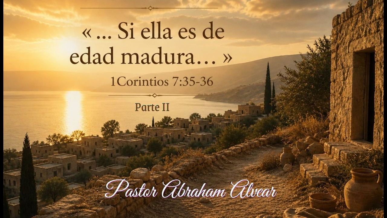 "...Si ella es de edad madura..." Parte 2 | 1 Corintios 7:35-36 | Pastor Abraham Alvear | 10/05/2026