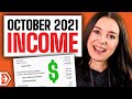 Recap of My Business Goals!! October 2021 Income Report