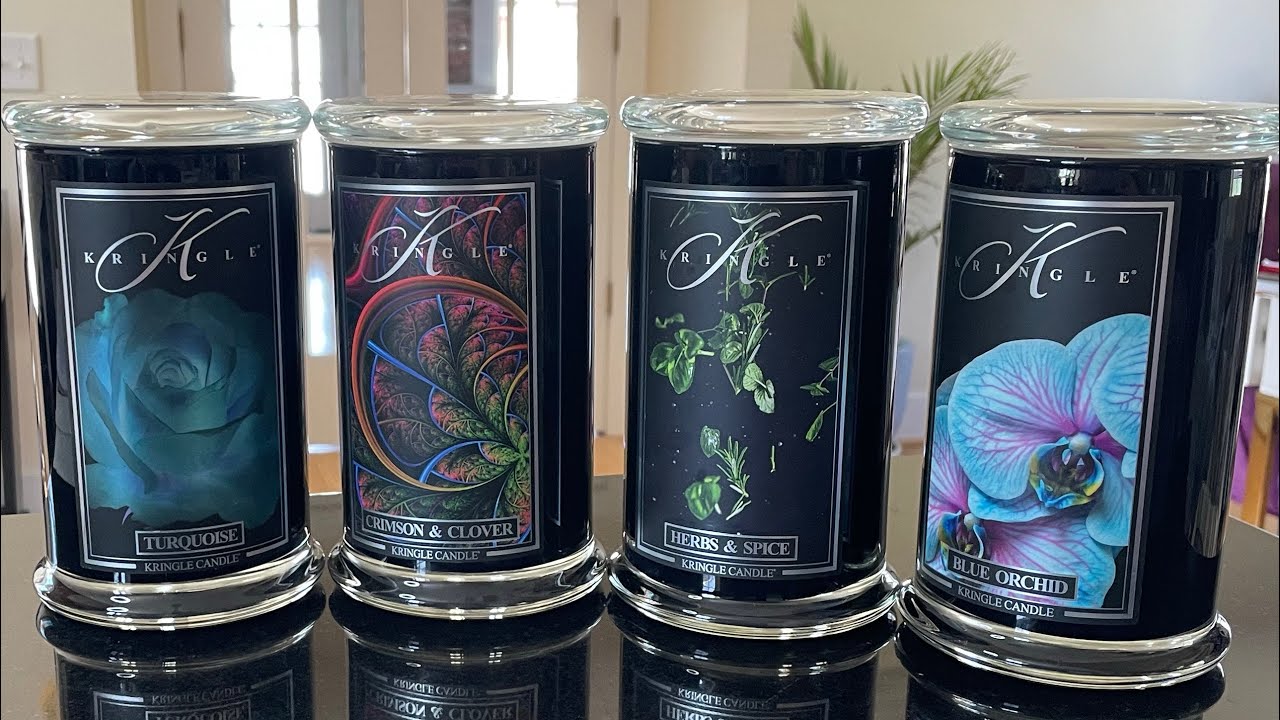 Kringle Reserve haul!! 💫 Turquoise, Crimson & Clover, Blue Orchid, and Herbs & Spices candle review