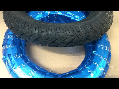 Шина на скутер безкамерна MSU 3.00-10(42J) UNILLI UN-7308-02 (Хороша якість в-во Тайвань), видео 1