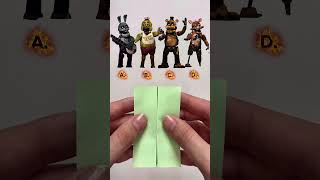 Guess VERY FIRST VERSIONS FNAF😱 #fivenightsatfreddys #fnaf #fnf #animation #fnafedit #guess #shorts