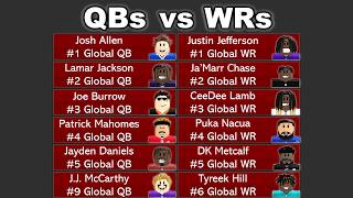 Can a Team of GLOBAL QBs Beat a Team of GLOBAL WRs in Football Fusion 3