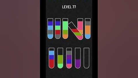 Water sort puzzle level 77