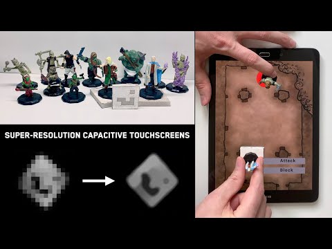 Super-Resolution Capacitive Touchscreens