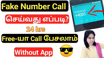 Free Calls | How To Make Unlimited Free Calls In Tamil | How To Call With Private Number | Fake Call