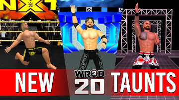 WR3D 20 by HHH V4- New Taunts!