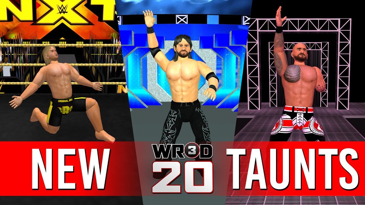 WR3D 20 by HHH V4- New Taunts!