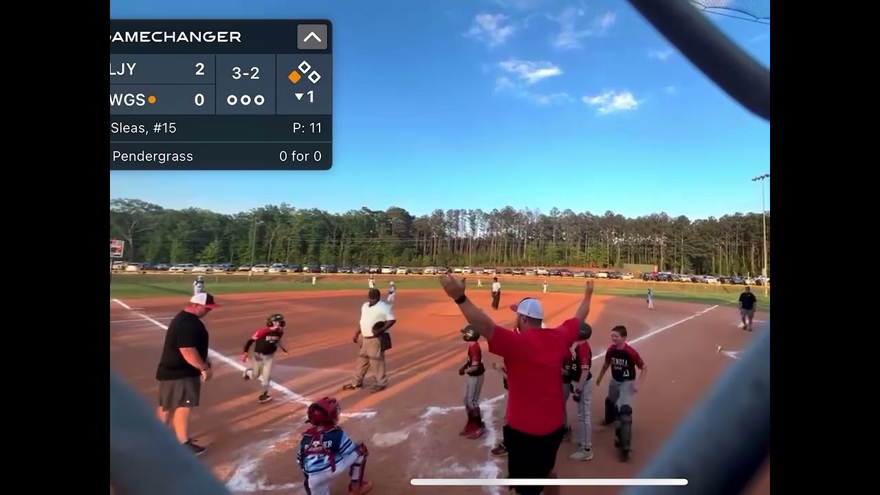 First out of the park home run.