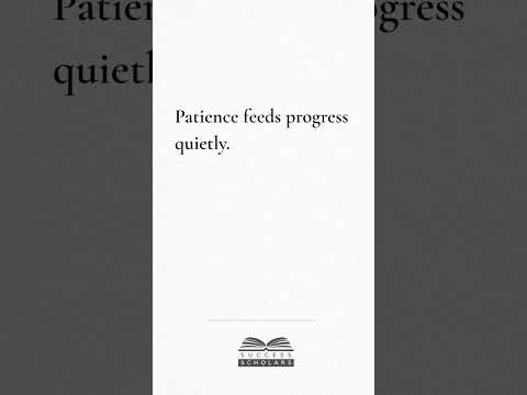 Patience Feeds Progress: Why Slow Wins