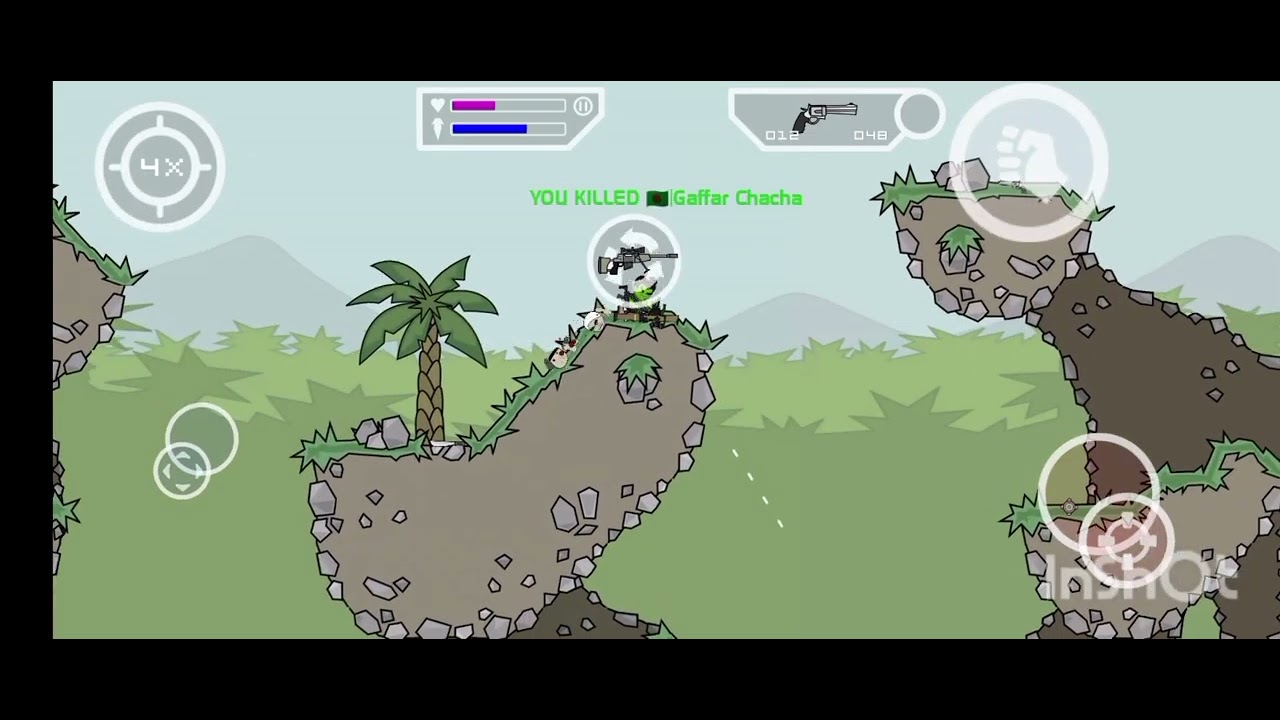 Mini militia| 1 vs 1|  friendly # Mega vs  