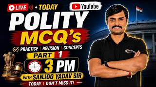 Polity MCQs | Part 1 | Practice + Revision | RPSC  2026 | Sanjog Yadav Sir | DrGenius Academy