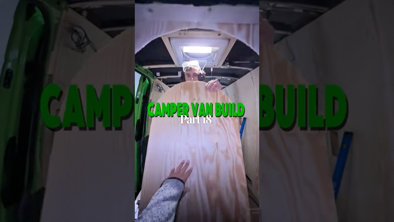 Building an arched door for our Sprinter van 🚐🔨 #vanbuild #sprintervan #vanlife