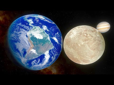 Vídeo: Qual lua é a maior do sistema solar?