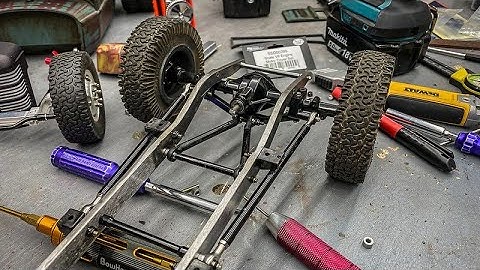 Scratchbuilt RC Hot Rod Build, Part 3, Lowering the Ride Height,  My Way, RCengineering