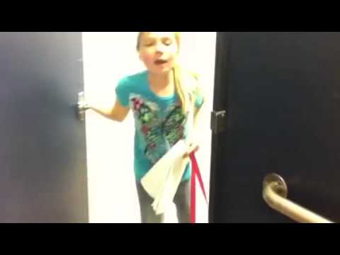 Almost got caught in bathroom by a teacher - YouTube