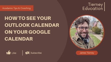 How to see your Outlook Calendar on your Google Calendar | I Missed a Meeting :(