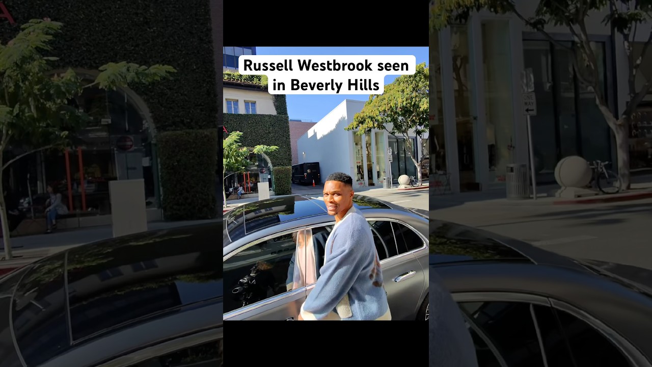 Это было невероятно... Я случайно встретил Рассела Уэстбрука на Родео-драйв.