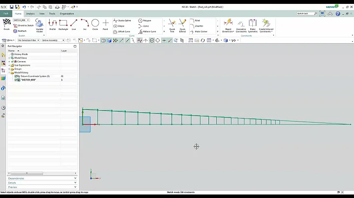 How to import dxf to sketch in NX 10