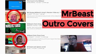 Reacting to - MrBeast Outro Song Covers