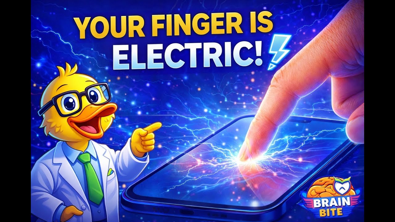 How Touchscreens Actually Work ⚡ Your Finger Is Electric! | Brain Bite