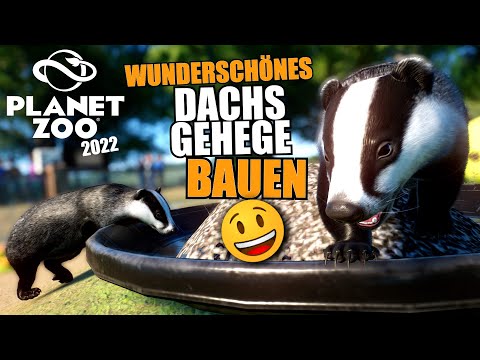 Wunderschönes Dachsgehege bauen - Planet Zoo 2022 | Europa DLC