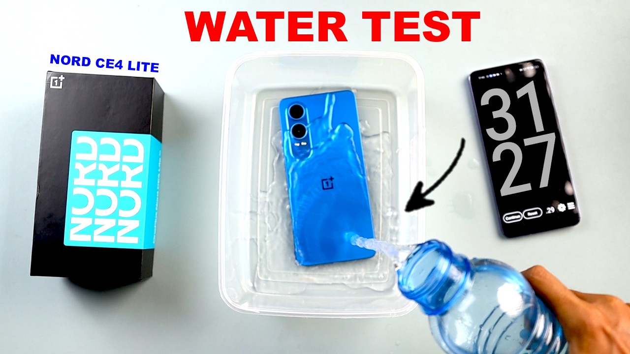 OnePlus Nord CE 4 Lite Water Test - OnePlus Nord CE 4 Lite Durability Test 😭😭