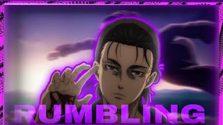 The Rumbling || All alone X by the sword || [Edit/AmV] #animeart #animeedits #amv #edit #erenjaeger