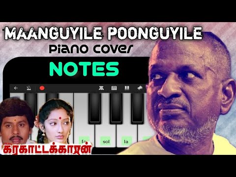 Manguyile Poonguyile  Piano CoverFull  Notes  PianoBestie