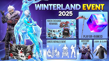 WINTERLAND 2025 FREE REWARDS 😍🥳| PURPLE SHADE BUNDLE RETURN | FREE FIRE NEW EVENT | FF NEW EVENT