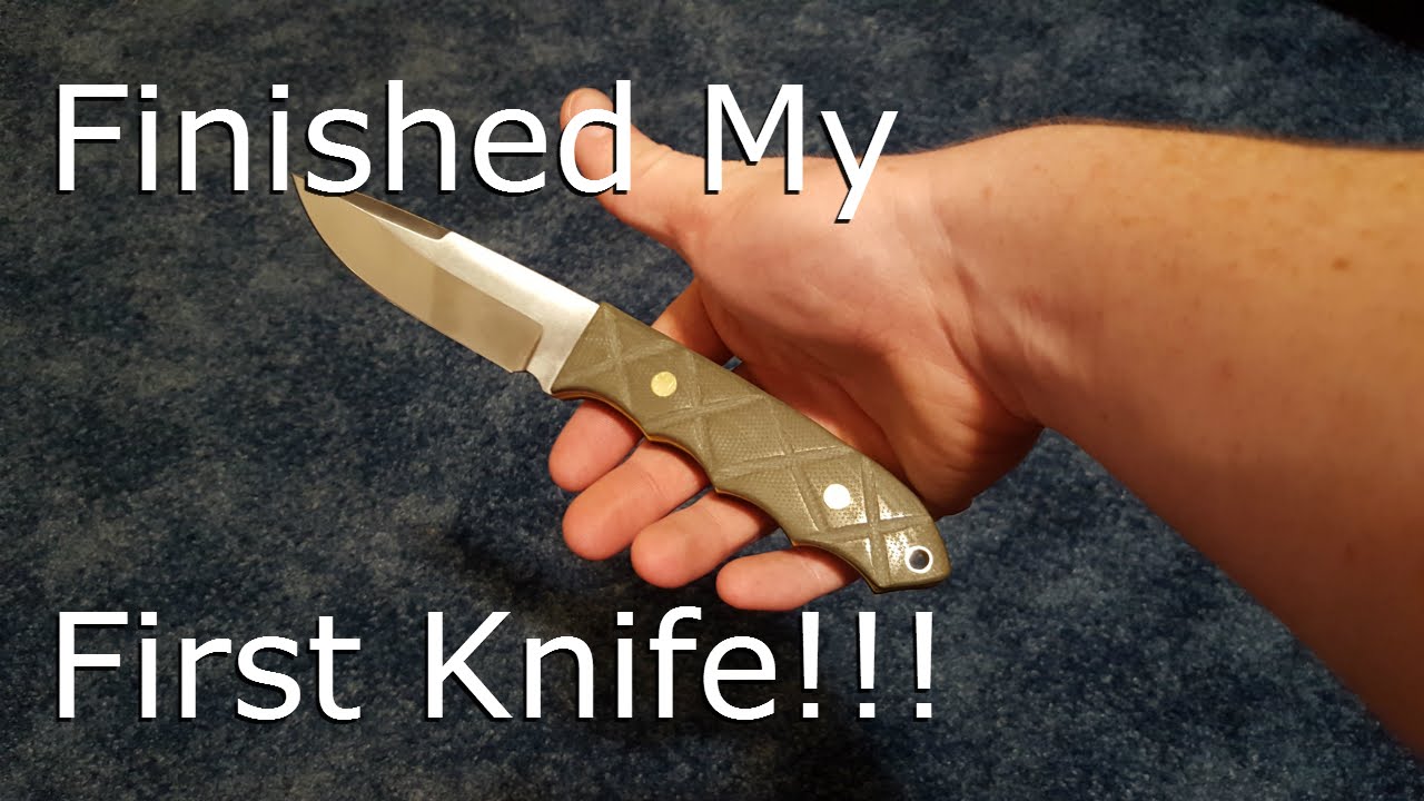 I Finished My First Knife!!! (*SOLD*) YouTube
