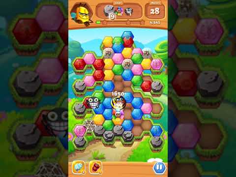 Bee Brilliant Blast Level 303 3 stars