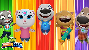 Talking Tom Hero Dash GamePlay - Discover All The Heroes Walkthrough Android, IOS - LDT GamePlay