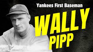 Wally Pipp. Yankees First Baseman Replaced by Lou Gehrig. Two-time Home Run Champ. #baseballhistory