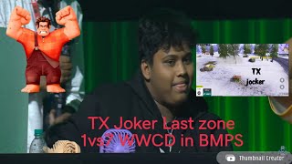 TX Joker Last zone fight for WWCD 1 vs 7 in BMPS Lan final #bgmi #bmps #TXJoker