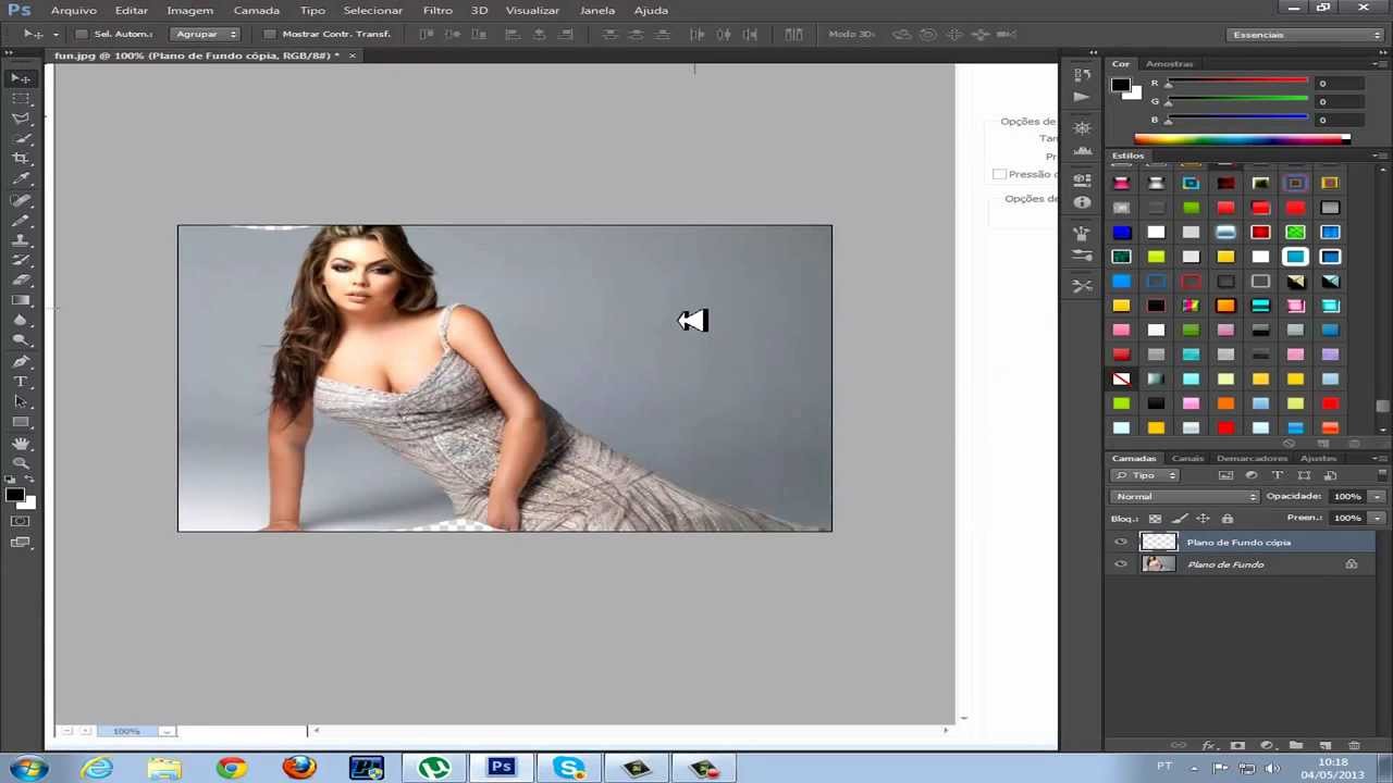 Como Girar Uma Imagem No Photoshop Cs6