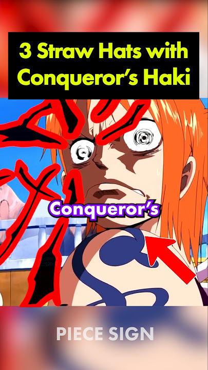 3 Straw Hats with Conqueror's Haki