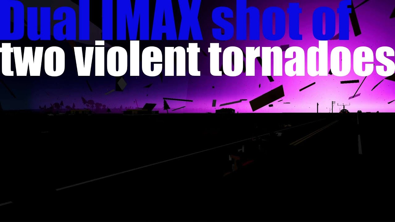 Dual IMAX shot of two violent tornadoes - Roblox Twisted - YouTube