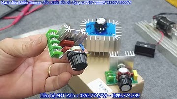 Mạch điều khiển tốc độ động cơ 220V 2000W 3800W 5000W   Zalo 0399774789 #linhkien789