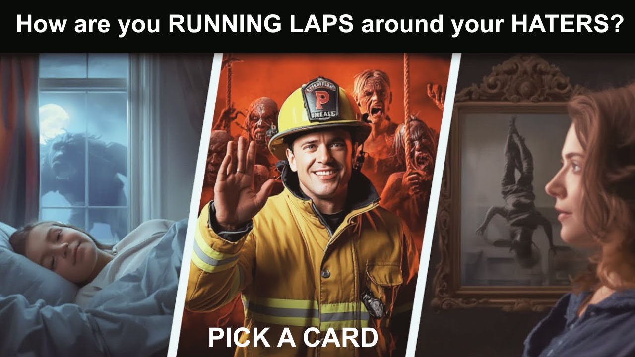 How are you RUNNING LAPS around your HATERS? (PICK A CARD)