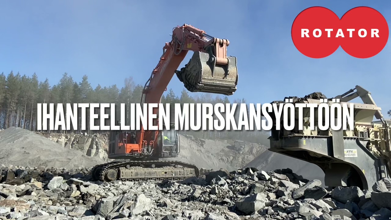 Hitachi ZX490LCH-7 esittelyssä