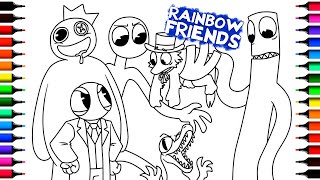 Rainbow Friends Chapter 2 New Coloring Pages / Color All New MONSTERS Rainbow Friends 2 / NCS MUSIC