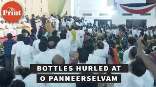Tamil Nadu: Bottles hurled at former Deputy CM O Panneerselvam