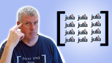 Matrix of Characters vs. Vector of Strings in Julia lang